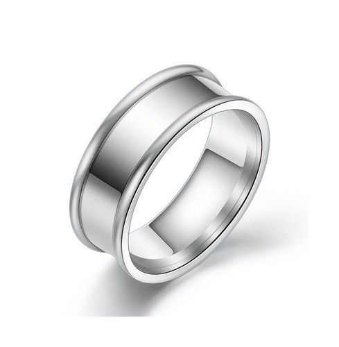 Anello uomo argento acciaio - anello,