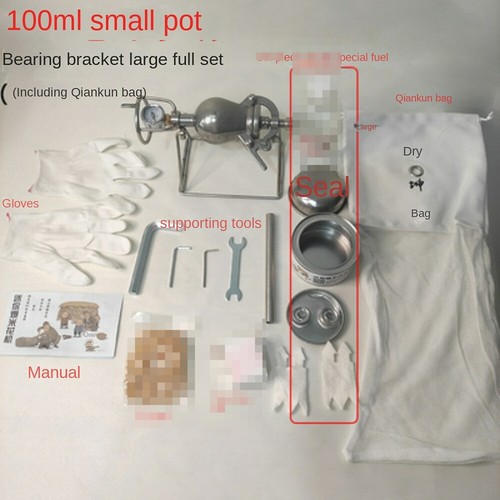 Hand popcorn machine open - popcorn,