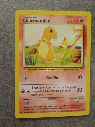 Carta pokemon charmander - carta,