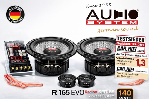 Sistema audio r165 evo - audio,