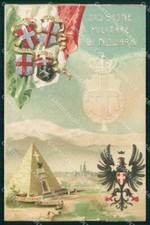 Militari Reggimentali Divisione Militare Novara cartolina KF5571