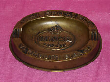 Posacere ottone VINI SPUMANTI VERMOUTH Bianco GANCIA Canelli Ashtray (V2) ^