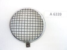 Ghiera faro diam vetro 105 mm - diam est 130 mm con griglia moto auto epoca