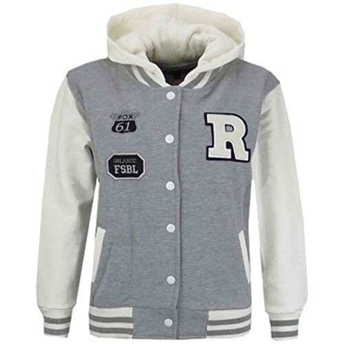 Giacca varsity grigia con - grigia,