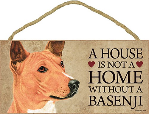 Insegna basenji house non - house, è