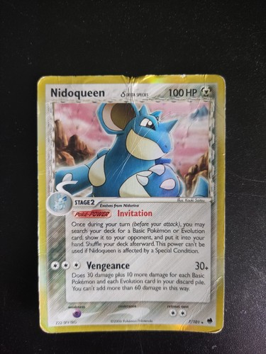 Carte pokémon nidoqueen - pokémon,