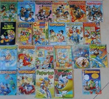 LOTTO CLASSICI DISNEY ANNI 90 E 2000 - FUMETTI RARI DI TOPOLINO, PAPERINO, PIPPO