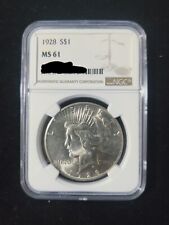 1 DOLLARO Pace 1928 MS 61 NGC