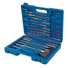 SET DI PUNTE SCALPELLO MURO PER TRAPANO SDS PLUS 15 PEZZI DEMOLITORE SCALPELLI