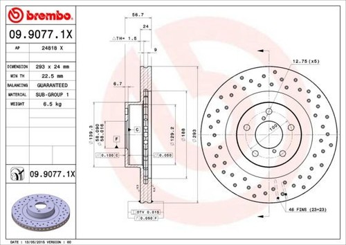 Coppia dischi freno brembo - freno,
