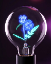 Lampada a incandescenza neon