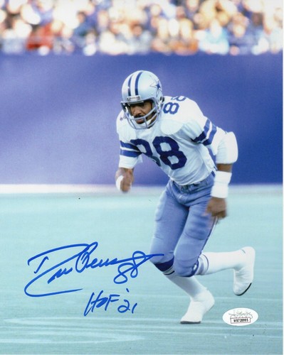 Foto firmata drew pearson hof - firmata,