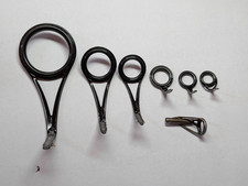 Set anelli Fuji alconite spinning nero - Ø 25 mm -   Ø 7 mm - 6pz + apicale Sic