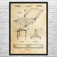 Pizza Box Brevetto Wall Art