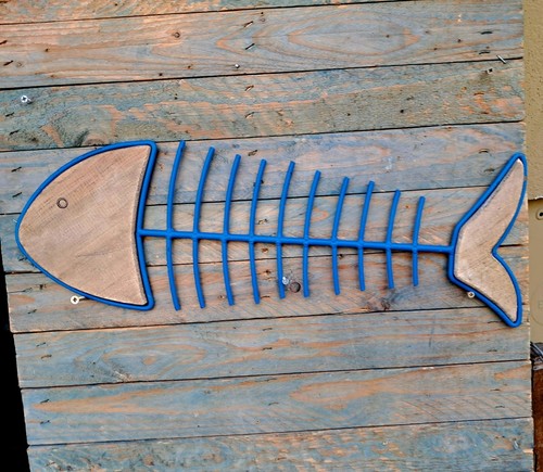 Lisca pesce legno e - ,