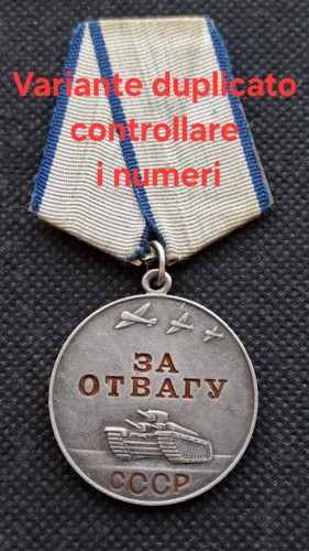 Medaglia ordine del - del, coraggio