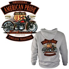 Felpa biker cappuccio felpa