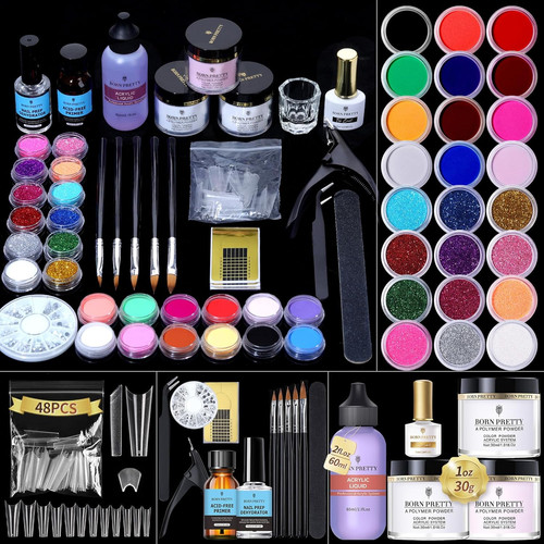 Acrylic nail kit with - acrylic,
