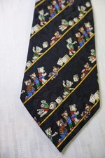 CARNAVAL DE VENISE SETA SILK TIE CRAVATTA NECKTIE MADE ITALY VINTAGE CLASSIC