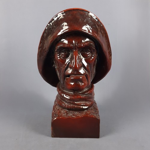 Scultura ceramica cacciapuoti - ceramica,