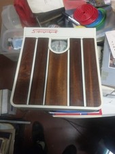 Bilancia pesapersone vintage STUBE inserti in legno rarissima