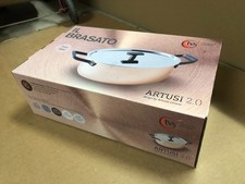 Casseruola ovale in rame con