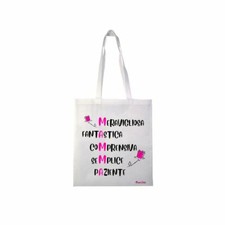 borsa poliestere 36x40 scritta