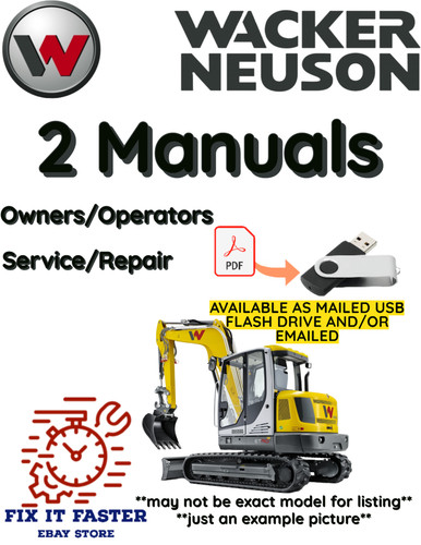 Wacker neuson et65 escavatore - wacker,