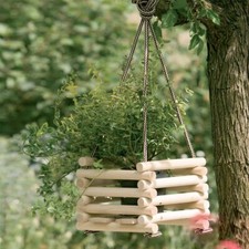 Portavaso pensile in legno di