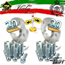 4 DISTANZIALI 20+20mm 5x98 58.1 +20 BULLONI X FIAT TIPO 500L ALFA 147 156 GT GTV