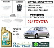 KIT TAGLIANDO 3 FILTRI E OLIO