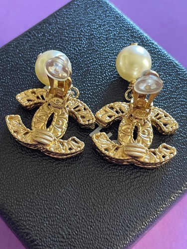 Orecchini clips chanel con - clips,
