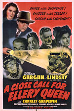 A Close Call for Ellery Queen DVD - William Gargan dir. Hogan Mystery Film 1942