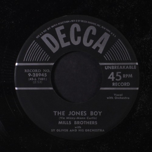 Mills brothers the - the, jones