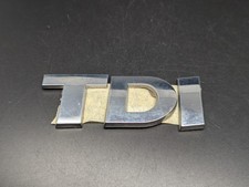 VOLKSWAGEN VW TDI LOGO SIGLA EMBLEMA FREGIO STEMMA SCRITTA BADGE TARGA TARGHETTA