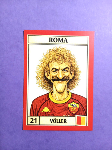 Figurina caricatura calciatori - figurina,
