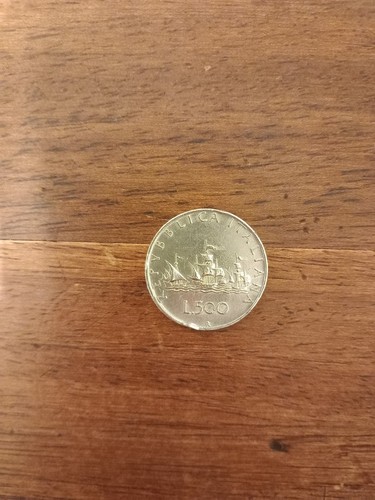 Moneta 500 argento le - in, argento.