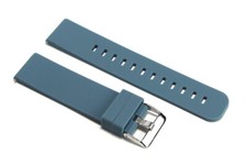 Cinturino per orologio in silicone blu marino piatto 22mm smartwatch BR40
