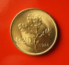 20 LIRE 1988 ERRORE NON