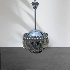 LAMPADARIO SCIOLARI METALLO ANNI 70