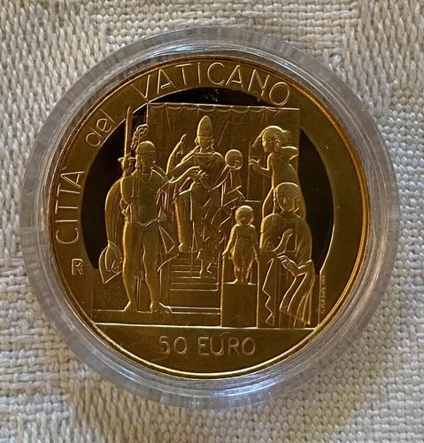 Moneta vaticano euro oro - moneta, 50