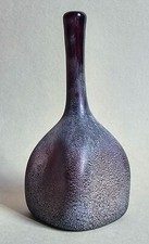 Bottiglia in vetro viola - Murano