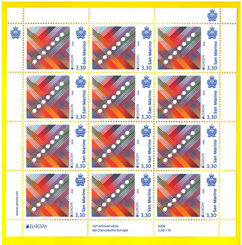 San marino 2026 europa 70th - marino,
