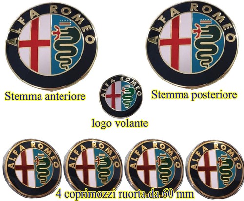 Kit fregio stemmi loghi alfa - stemmi,