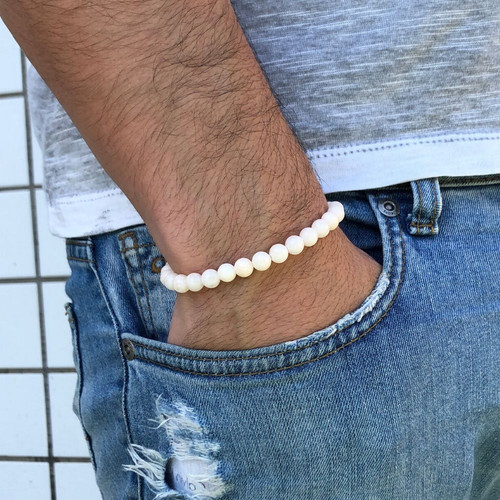 Bracciale con perle - bracciale,