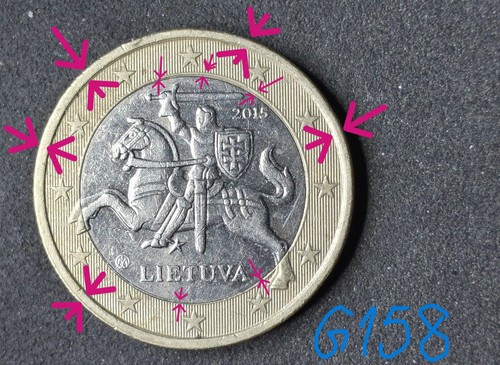 Lituania moneta euro 2015 - lituania,moneta, euro,2015