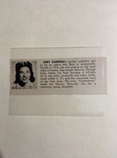 Judy Canova Opera Star 1951 Hollywood Star Panel