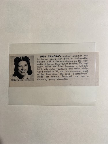 Judy canova opera - opera, star