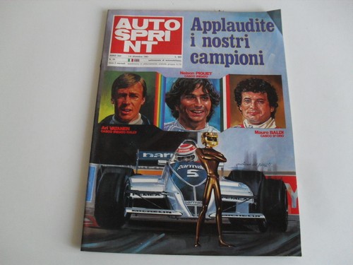 Autosprint rivista auto 1981 - rivista,