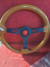Volante Abarth Legno Mogano